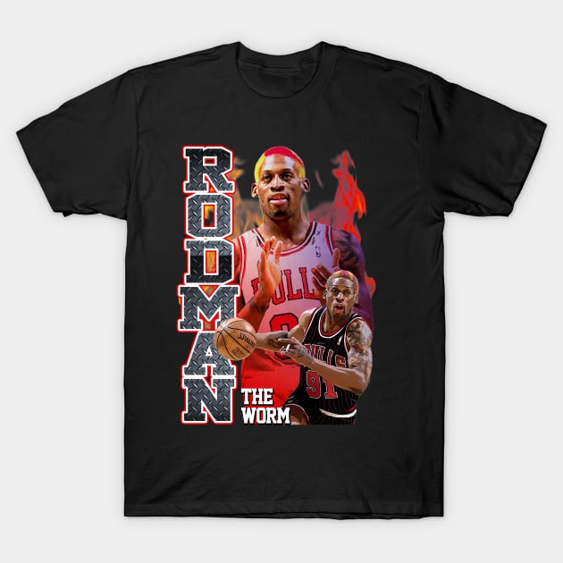 Dennis rodman t shirt cheap vintage